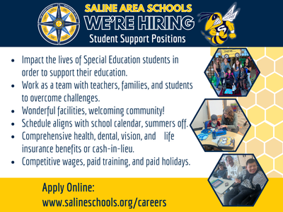 we're hiring student support positions