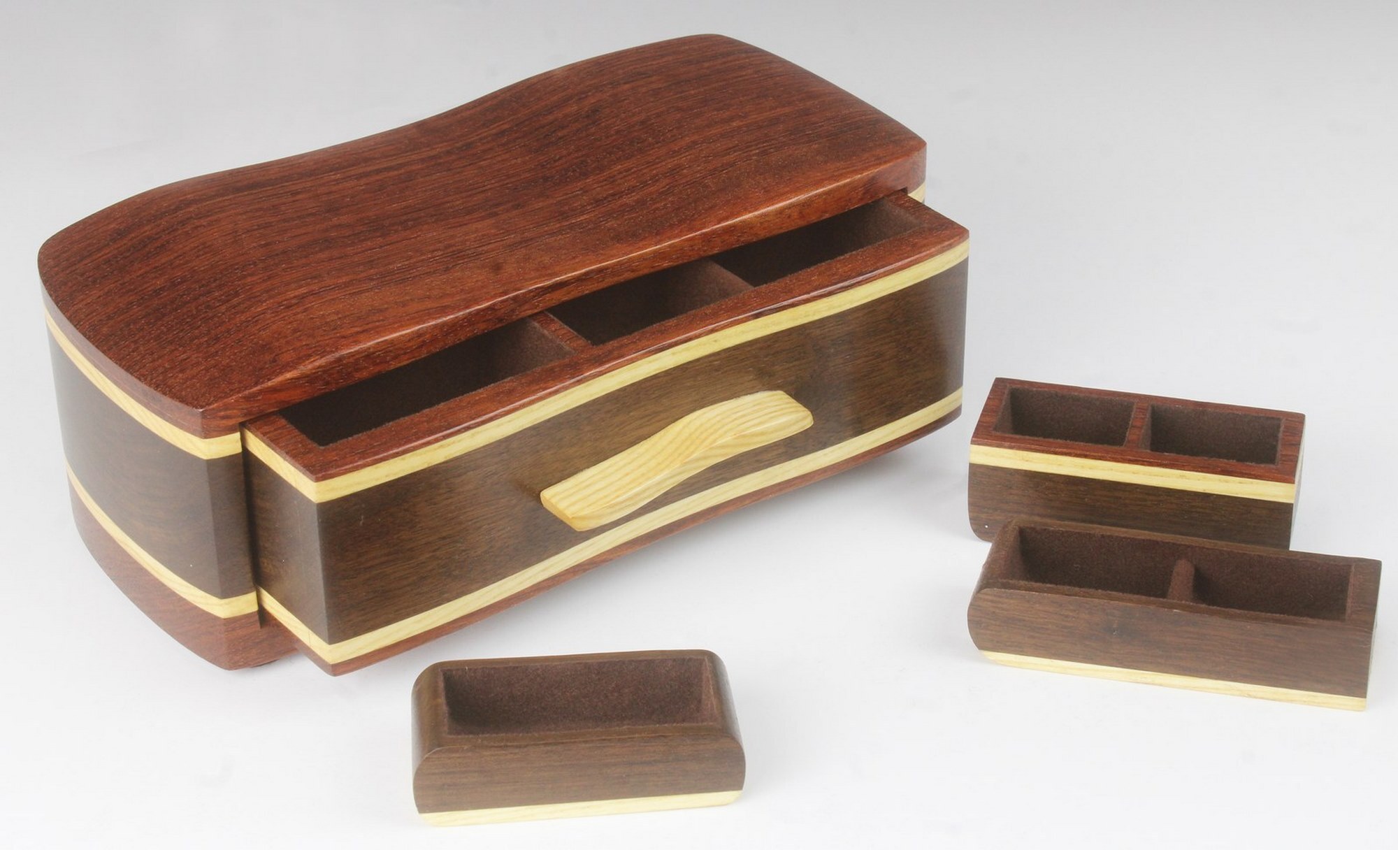 Handcrafted Wooden Jewelry Box 3