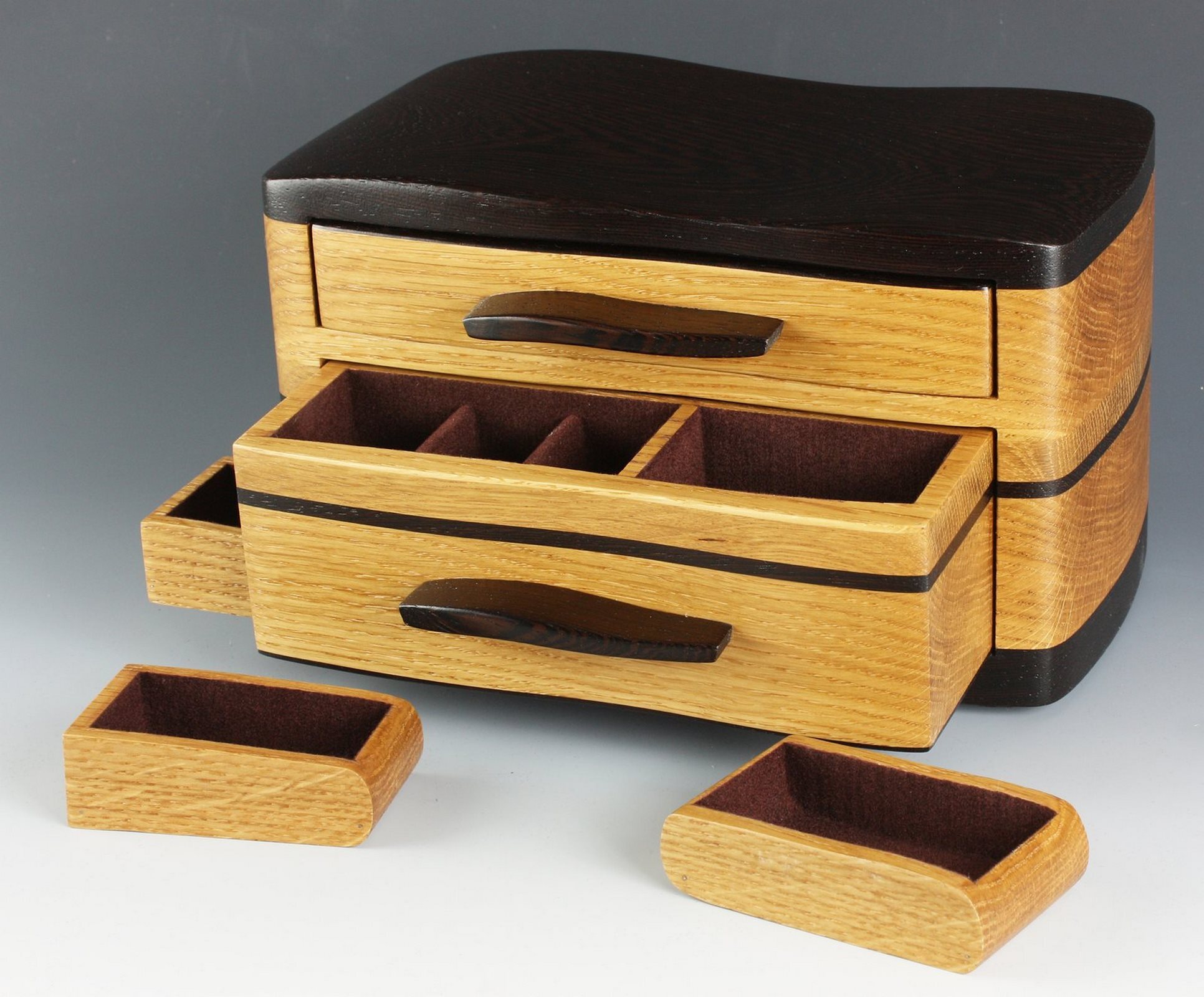 Handcrafted Wooden Jewelry Box 5