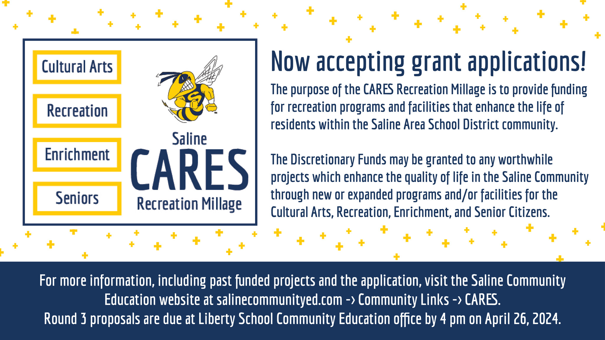 CARES Grant Applications Due 4/26