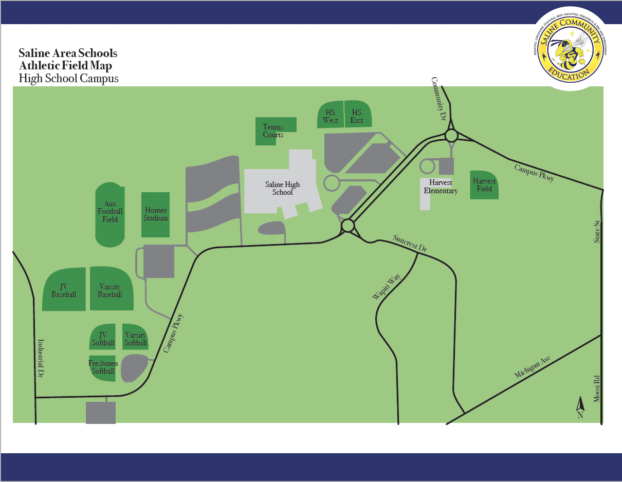 Athletic Field Map