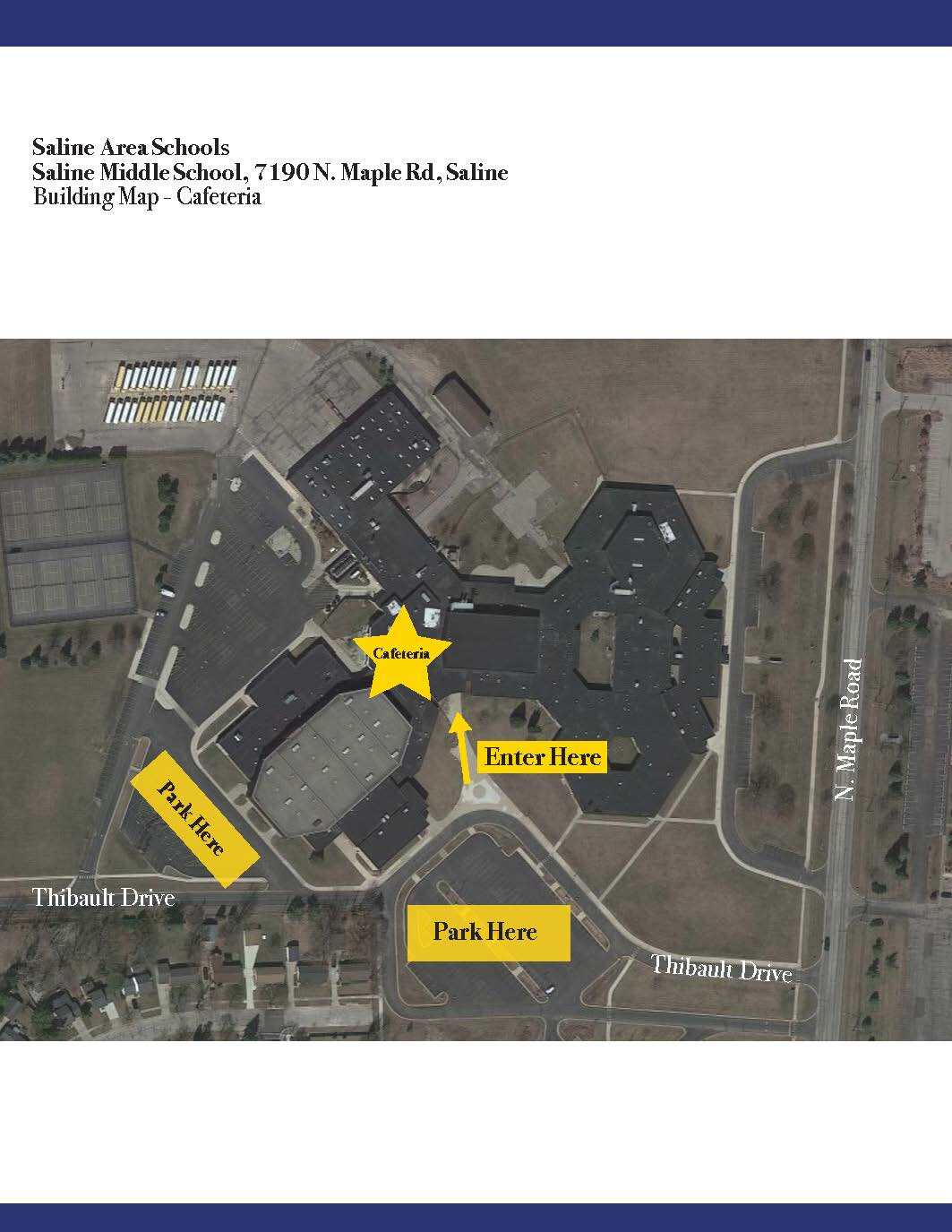 MS Map Cafeteria Parking