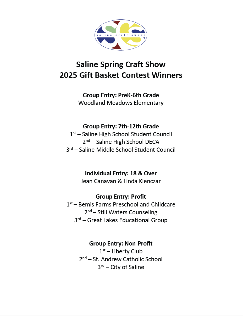 2025 Gift Basket Contest Winners