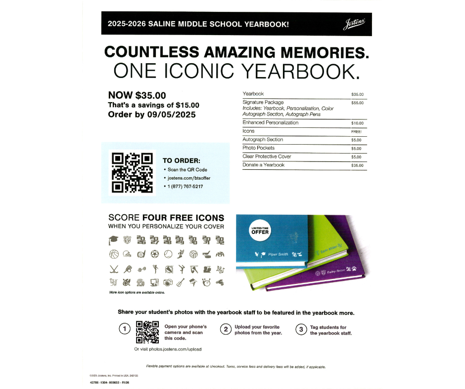 Ordering information for the year book