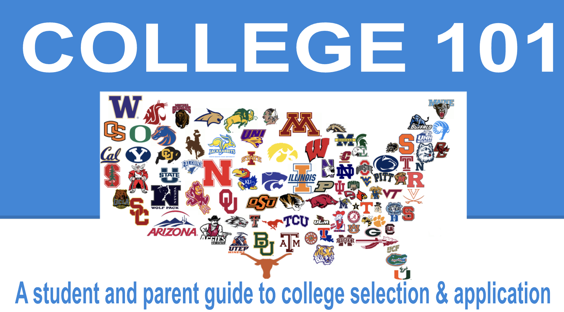 College 101 - A student and parent guide to college selection & application